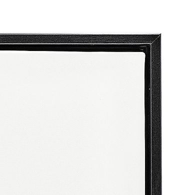 Stupell Home Decor Shark In Outer Space Framed Floating Canvas Wall Art
