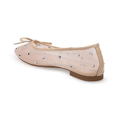 SO® Lailanii Jewel Mesh Women's Ballet Flats