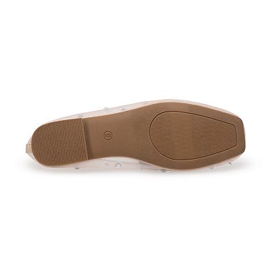 SO® Lailanii Jewel Mesh Women's Ballet Flats