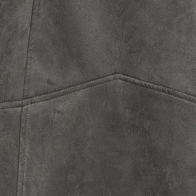 Women's Andrew Marc Short Sleeve Faux Suede Sheath Dress