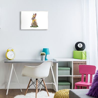 Stupell Home Decor Royal Bunny With Crown Plaque Wall Art