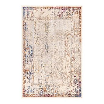 Unique Loom Ombre Deepa Ivory Rug