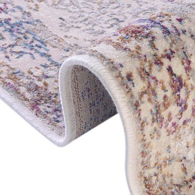 Unique Loom Ombre Deepa Ivory Rug