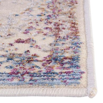 Unique Loom Ombre Deepa Ivory Rug