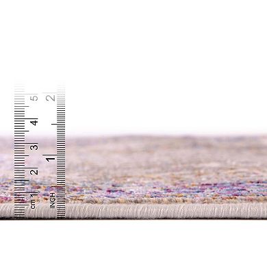 Unique Loom Ombre Deepa Ivory Rug