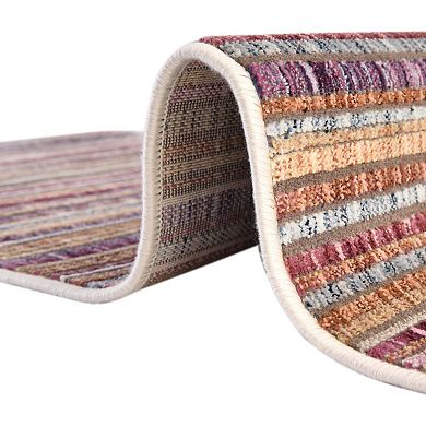 Unique Loom Static Deepa Multicolor Rug