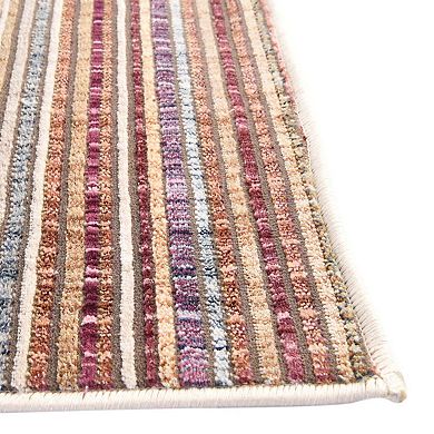 Unique Loom Static Deepa Multicolor Rug