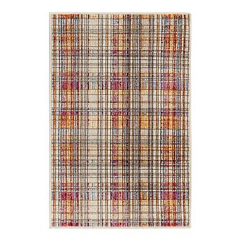 Unique Loom Tartan Deepa Throw Rug, Area Rug or Runner
