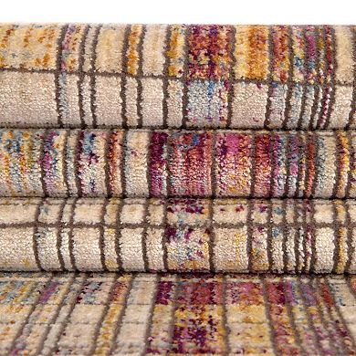 Unique Loom Tartan Deepa Throw Rug, Area Rug or Runner