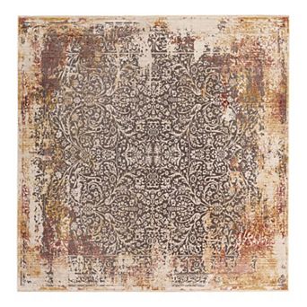 Unique Loom Emblem Deepa Throw Rug, Area Rug or Runner