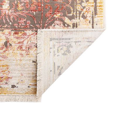 Unique Loom Emblem Deepa Throw Rug, Area Rug or Runner