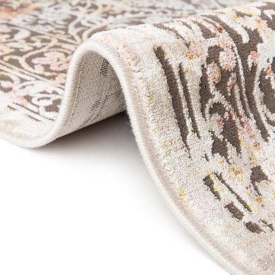 Unique Loom Emblem Deepa Throw Rug, Area Rug or Runner