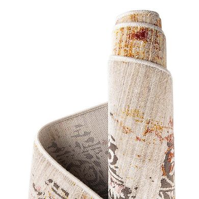 Unique Loom Emblem Deepa Throw Rug, Area Rug or Runner