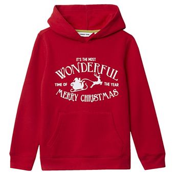 Boys 2-20 Lands' End Fleece Hooded Sweatshirt