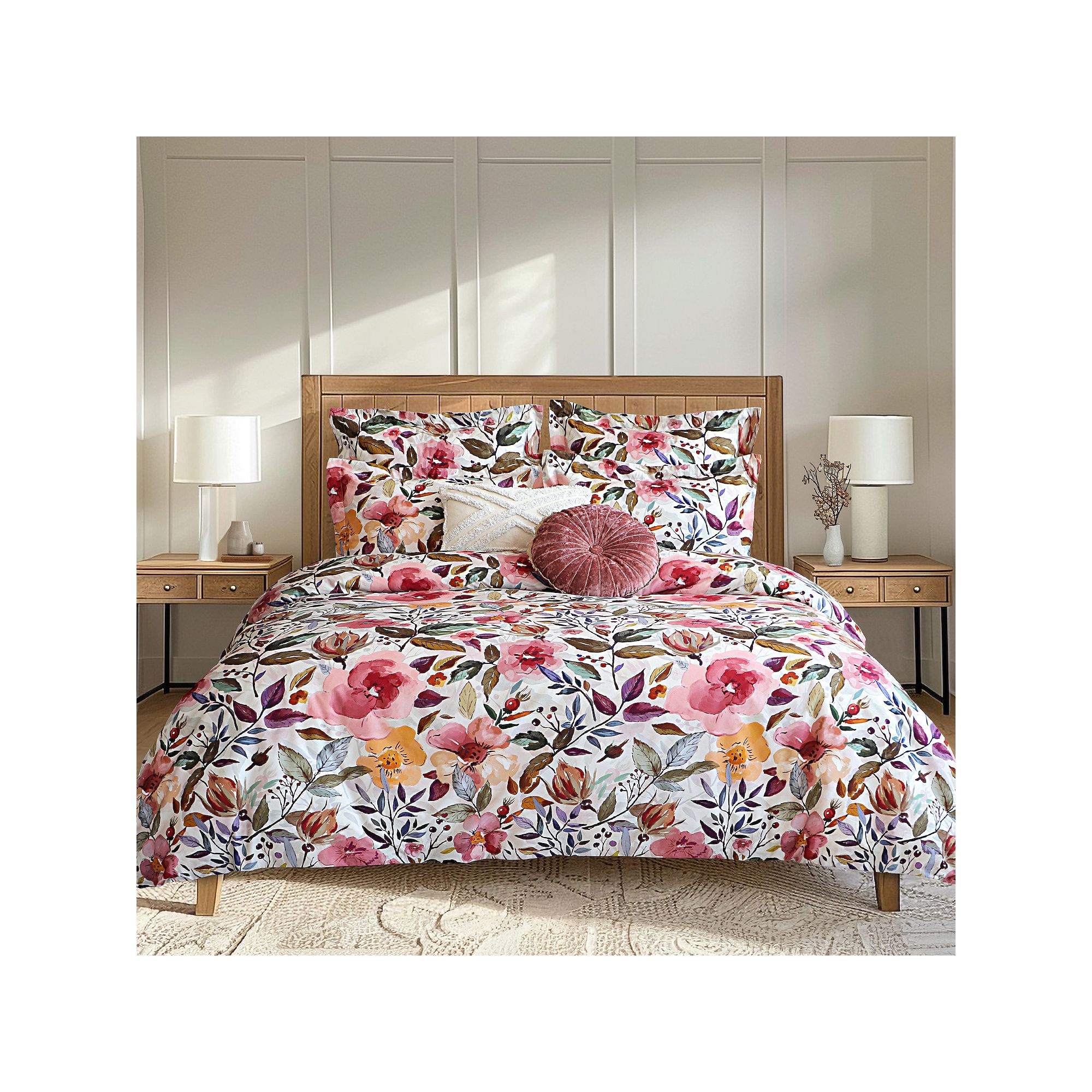 Levtex Home Mona Duvet Cover Set, Blush