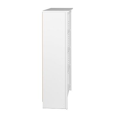 Prepac 4-Shelf White Bookcase