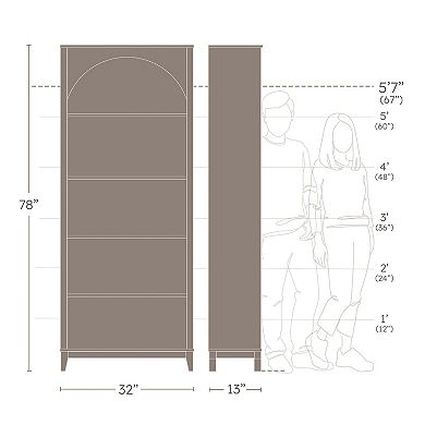 Prepac Ark Tall 5-Tier Bookcase
