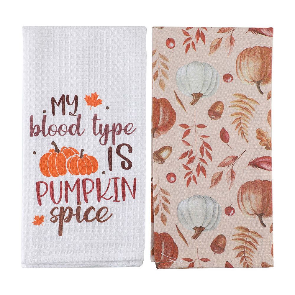 Hello Fall 2-pk. Cotton Tea Towels