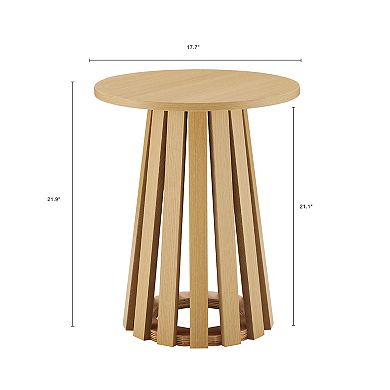 MANHATTAN COMFORT Layla Modern End Table 2-Piece Set