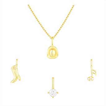 Taylor Grace Turn On the Charm Hey Y'all Interchangeable Cubic Zirconia Charm Set