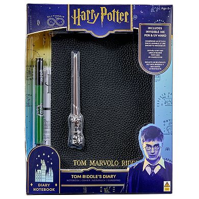 Wow! Stuff Harry Potter Wizarding World Tom Riddle's Diary with Slytherin Ink Pen & UV Reveal Wand