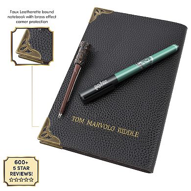 Wow! Stuff Harry Potter Wizarding World Tom Riddle's Diary with Slytherin Ink Pen & UV Reveal Wand