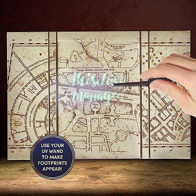 Wow! Stuff Harry Potter Wizarding World Mischief Managed Diary Marauders Map with UV Reveal Wand
