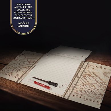 Wow! Stuff Harry Potter Wizarding World Mischief Managed Diary Marauders Map with UV Reveal Wand