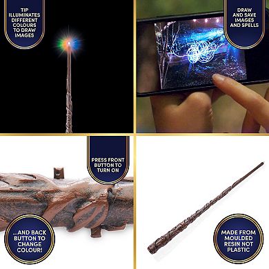 Wow! Stuff Harry Potter Wizarding World Deluxe Lumos Hermione Light-Up Wand