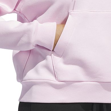 Women's adidas Coquette Ruffled Big Logo Graphic Hoodie