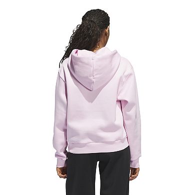 Women's adidas Coquette Ruffled Big Logo Graphic Hoodie