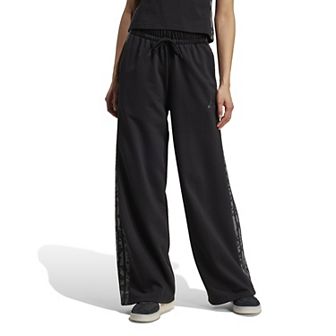 Women's adidas 3-Stripes Animal Printed Open Hem Sportswear Pants