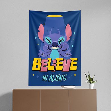 Disney Lilo and Stitch Believe Wall Hanging Tapestry 40X57 inches