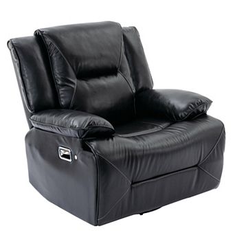 Merax 360° Swivel and Rocking Home Theater Recliner Manual Recliner Chair