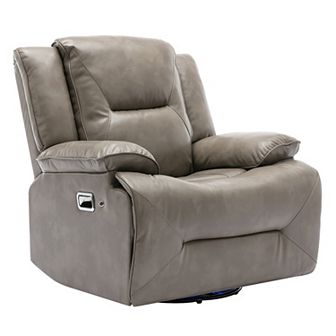 Merax 360° Swivel and Rocking Home Theater Recliner Manual Recliner Chair