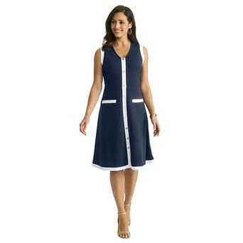 Jessica London Women's Plus Size Sleeveless Crepe Dress