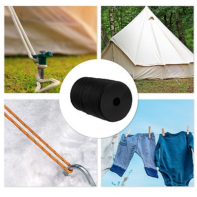 1 pcs Tent Rope, Outdoor Camping Guylines Ropes, 9 Core 4mm Paracord 100m Safety Rope