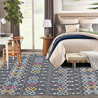Garvee Machine Washable Non Slip Area Rug for Living Room Soft touch Carpet for Home Use