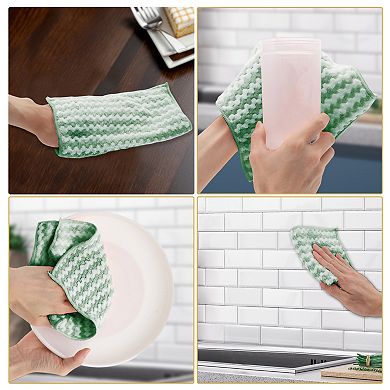5 Pcs Kitchen Hand Towels, Absorbent Dish Towels for Kitchens Bathrooms, 11.81"x11.81"