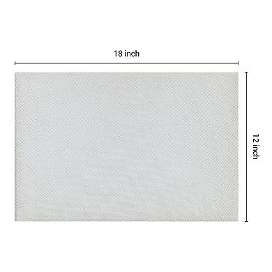 Placemats Set of 6 Sparkle Placemats for Kitchen Dining Table Decor Table Placemats 18"x12"