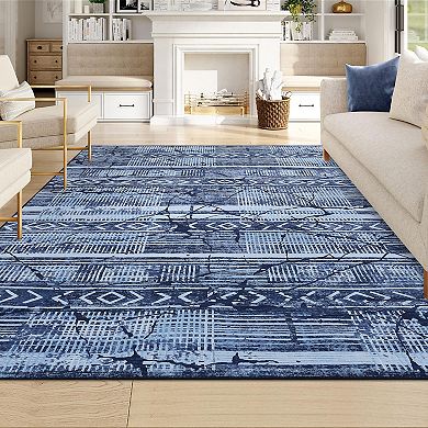 Garvee Machine Washable Non Slip Area Rugs for Living Room Kitchen Bedroom