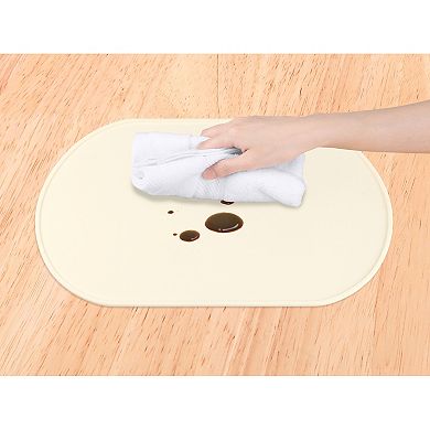 6 Pack Silicone Placemats for Kitchen Dining Table Decor Washable Heat Resistant Table Placemats