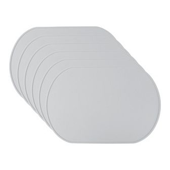 6 Pack Silicone Placemats for Kitchen Dining Table Decor Washable Heat Resistant Table Placemats