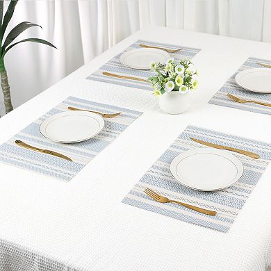 6 Pack Placemats, Placemats for Kitchen Dining Table Decor Heat Resistant Table Placemats