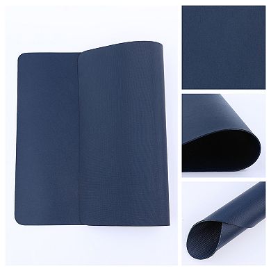 6 Pack Faux Leather Placemats for Kitchen Dining Table Decor Washable Heat Resistant Table Placemats