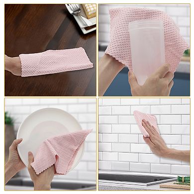 5 Pcs Kitchen Hand Towels, Dishcloths for Washing Dishes for Kitchens Bathrooms Cleaning Counters