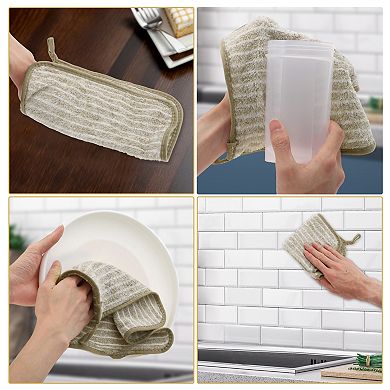 5 Pcs Kitchen Hand Towels, Dish Towels for Washing Dishes for Kitchens Bathrooms Cleaning Counters