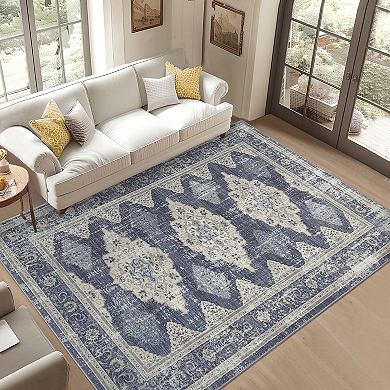 Garvee Machine Washable Non Slip Area Rug Indoor Non Shedding Carpet for Living Room Kitchen Bedroom