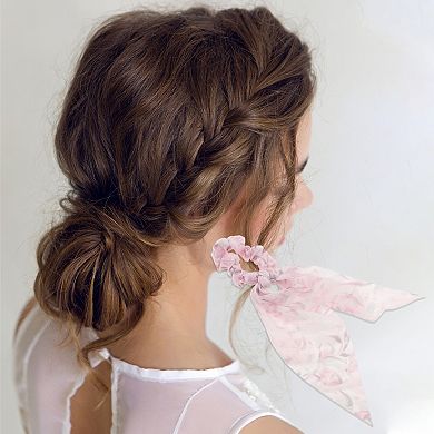 Elegant Ribbon Hair Scrunchies Hair Tie 1 Pc