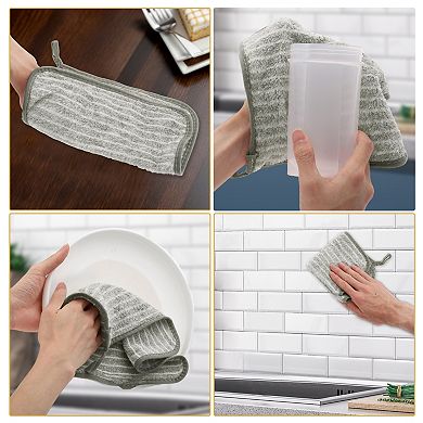 5 Pcs Kitchen Hand Towels, Dish Towels for Kitchens Bathrooms Cleaning Counters, 11.81"x11.81"